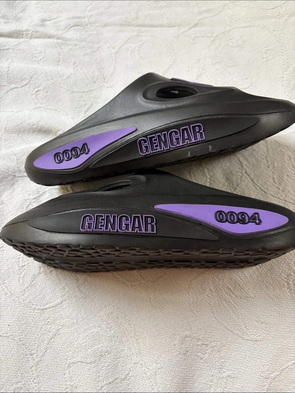 Pokemon Black and Purple Gengar Slide Sandals